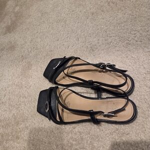 & Other Stories Black Strappy Sandals